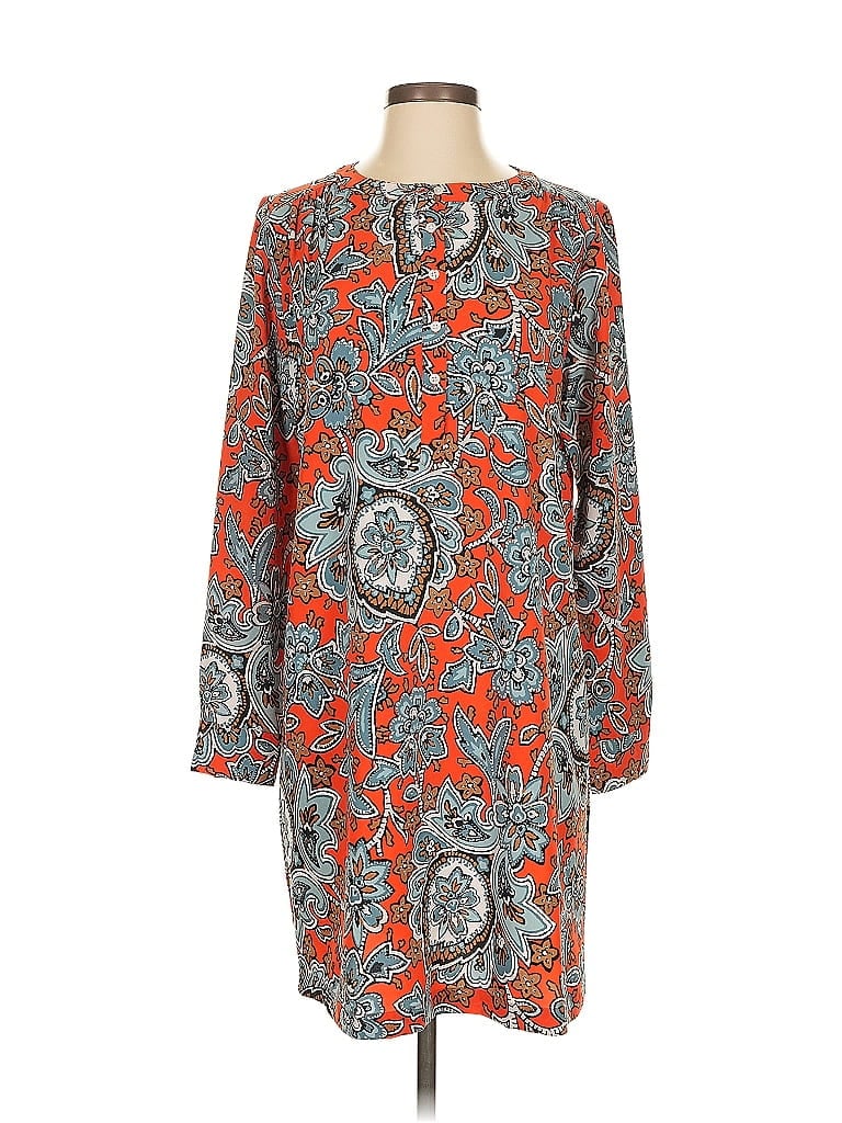 Pre-owned Ann Taylor Loft Outlet Casual Dress In Orange
