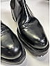 Prada 100% Leather Black Ankle Boots Size EU 37 1/2 - photo 3