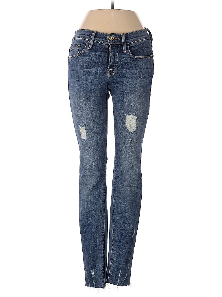 Pre-owned Frame Jeans In Blue