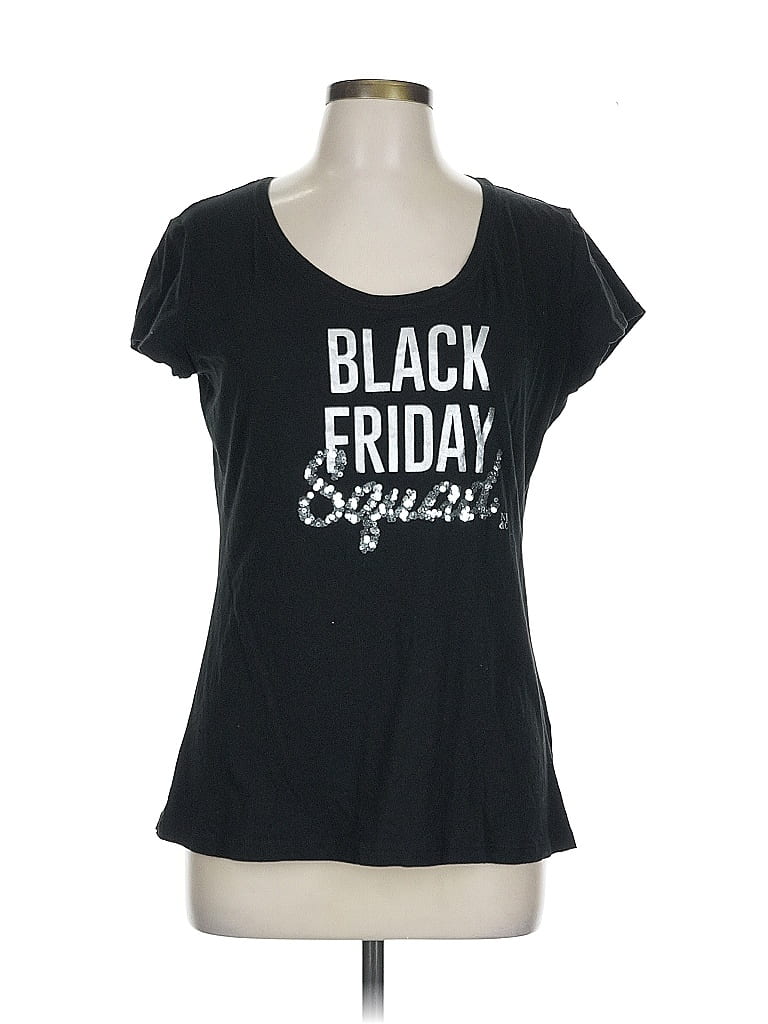 Pre-owned Ny & C Short Sleeve T-shirt In Black