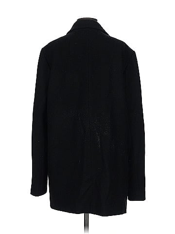 R | Label Wool Coat (view 2)