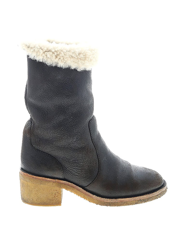 Chanel Gray Brown Boots Size EU 38 - photo 1