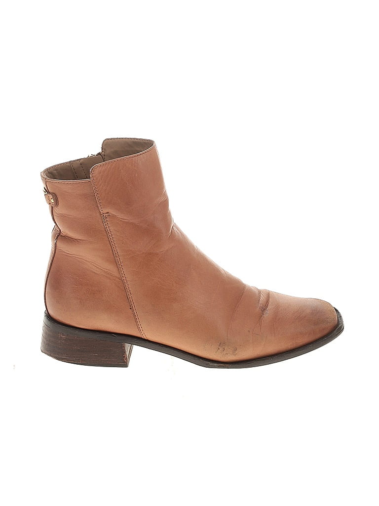 Sam Edelman Tan Brown Ankle Boots Size 6 1/2 - photo 1
