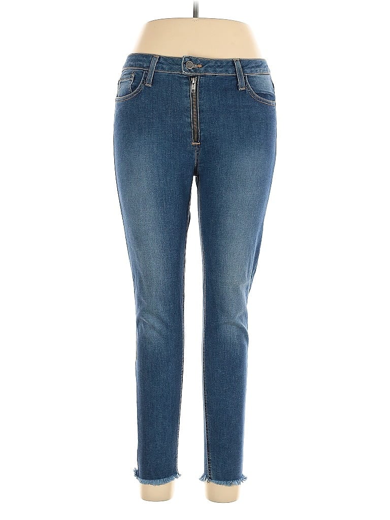 Pre-owned Just Black Jeans In Blue