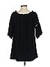 Lulus 100% Polyester Black 3/4 Sleeve Blouse Size XS - photo 2