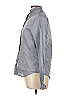 Nili Lotan 100% Cotton Gray Long Sleeve Button-Down Shirt Size M - photo 5