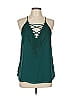 Nine Britton 100% Polyester Teal Sleeveless Blouse Size L - photo 1