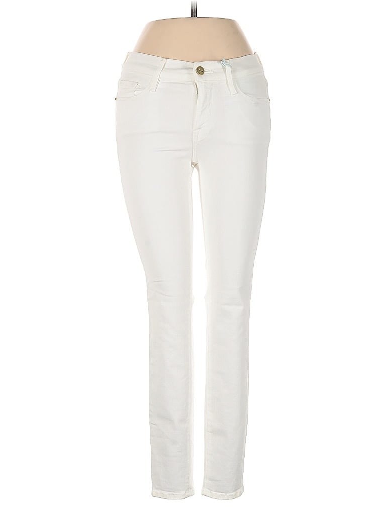 Pre-owned Frame Jeans In White