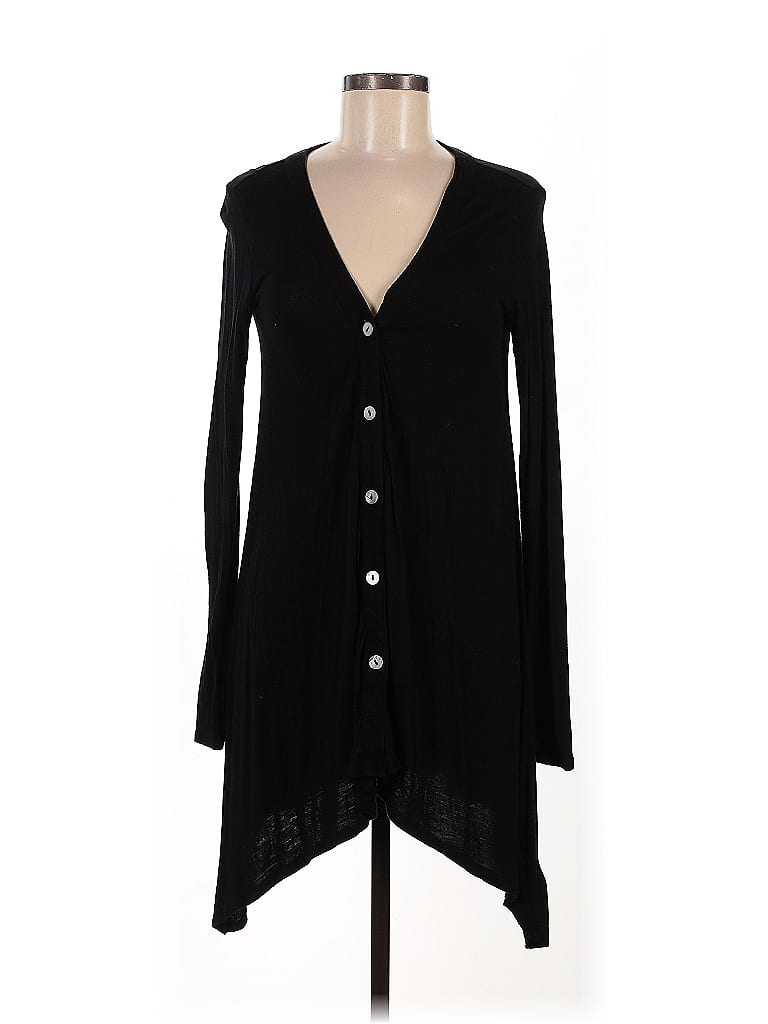 Pre-owned Velvet Cardigan Sweater In Black