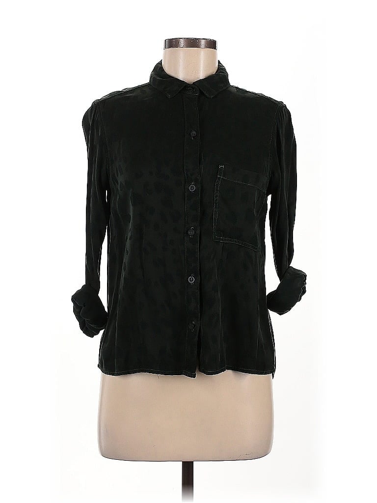 Click to view more detailed imagery on our partner's website Pre-owned Bella Dahl Long Sleeve Button Down Shirt In Black