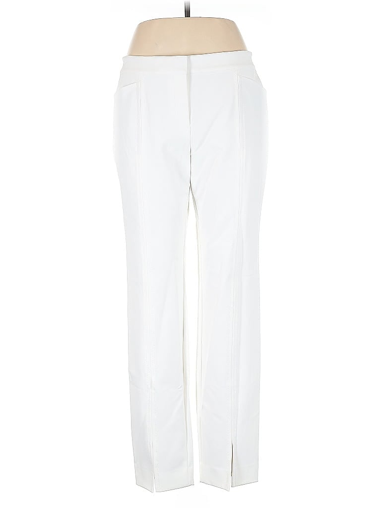 Lafayette 148 New York White Casual Pants Size 10 - photo 1