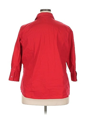 Riders by Lee 3/4 Sleeve Button-Down Shirt (view 2)