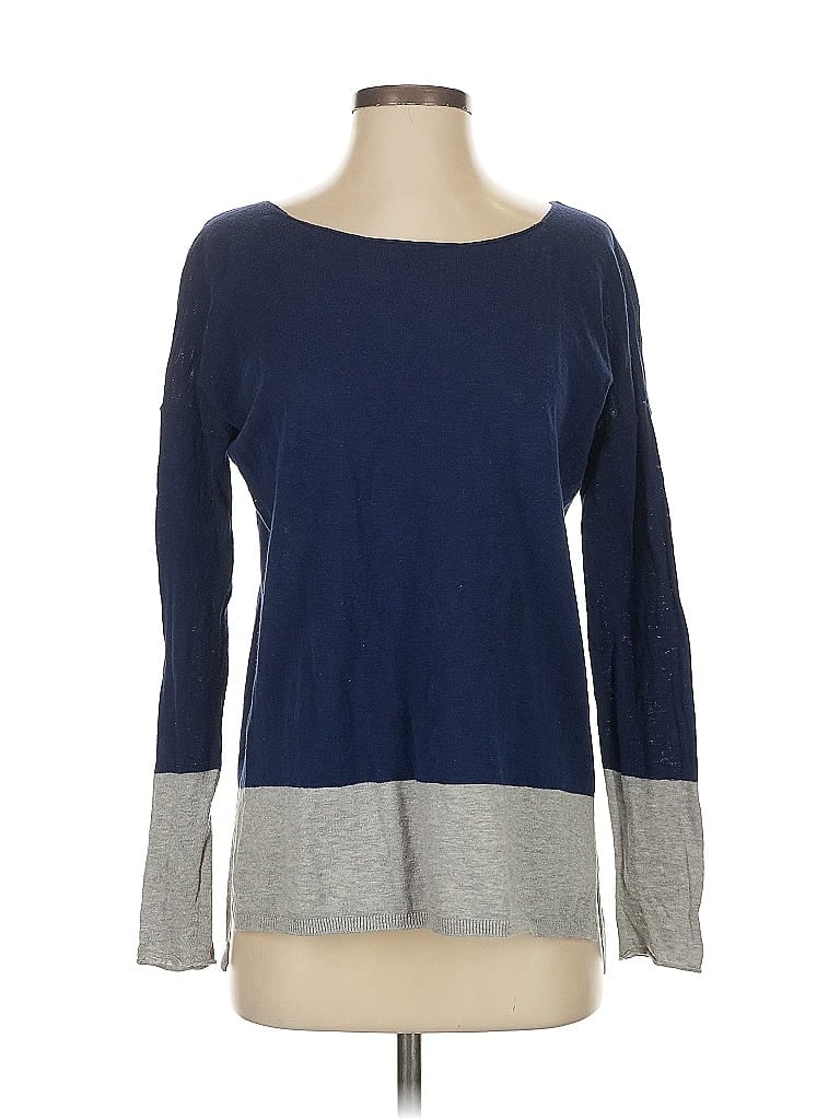 Pre-owned Vince Pullover Sweater In Blue