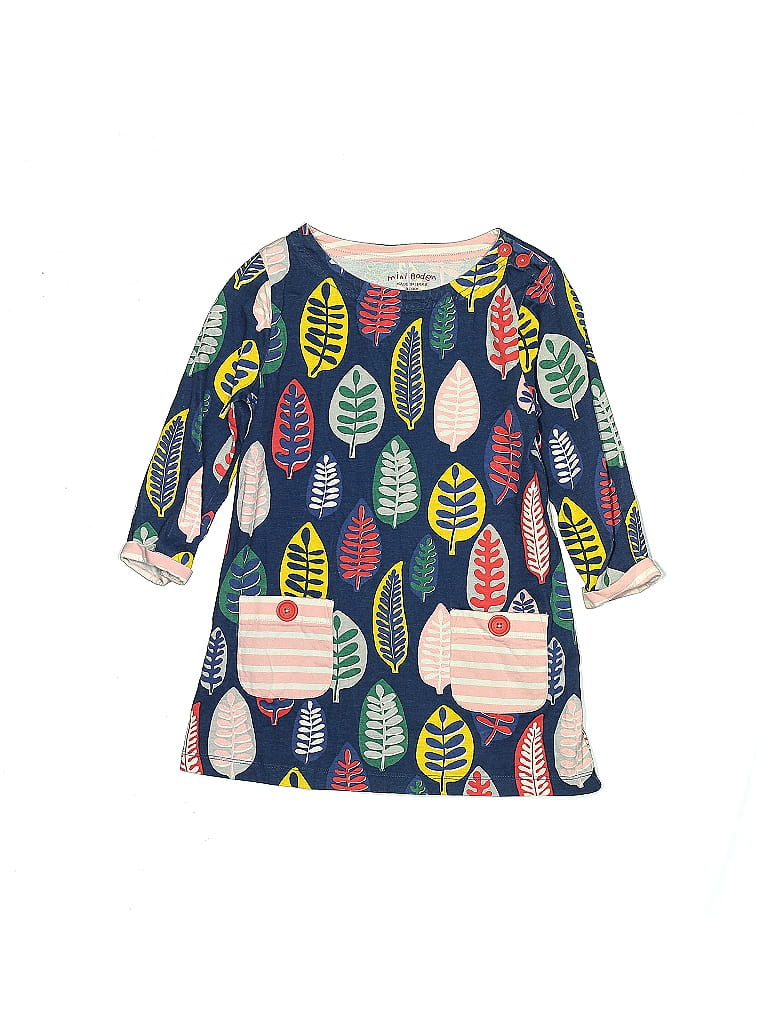 Mini Boden 100% Cotton Blue Dress Size 9 - photo 1