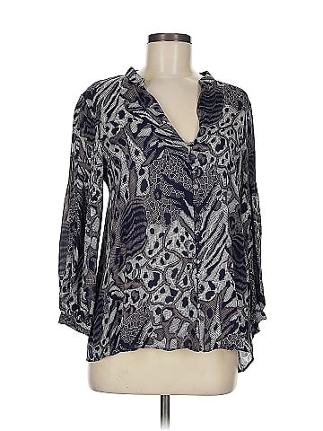 Parker 3/4 Sleeve Silk Top (view 1)