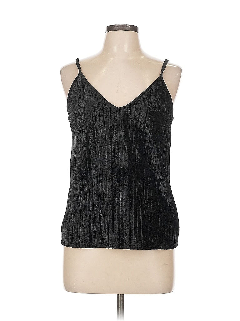 Pre-owned Project Social T Sleeveless Top Black Halter Neckline Tops