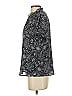 Point Sur 100% Polyester Black Short Sleeve Blouse Size XS - photo 5