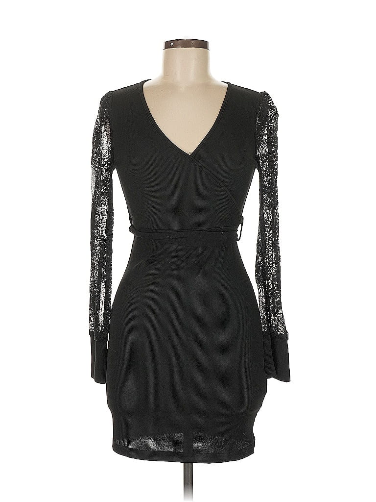 Pre-owned Unbranded Cocktail Dress In Black