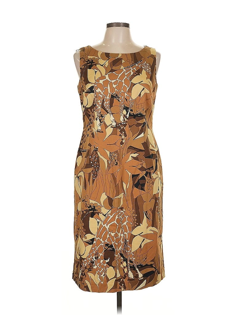 Pre-owned Talbots Cocktail Dress In Brown