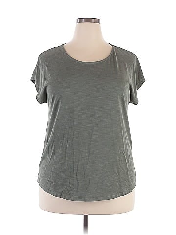 Green Envelope Short Sleeve Top (view 1)
