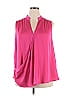 Rachel Roy Collection 100% Polyester Pink Sleeveless Blouse Size 2X - photo 1