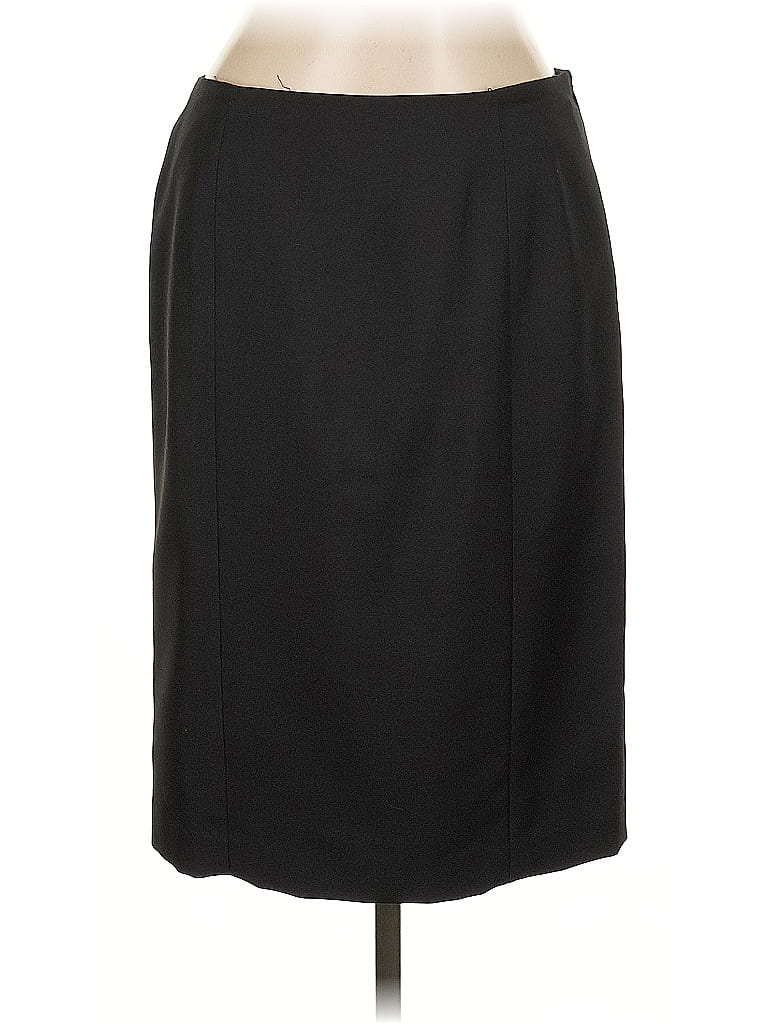 Pre-owned Kasper Formal Skirt In Black