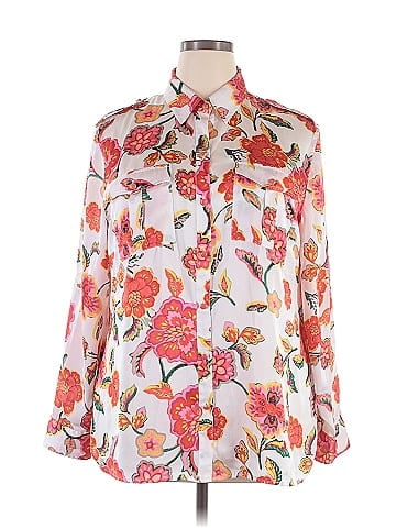 Jones New York Signature Long Sleeve Blouse (view 1)