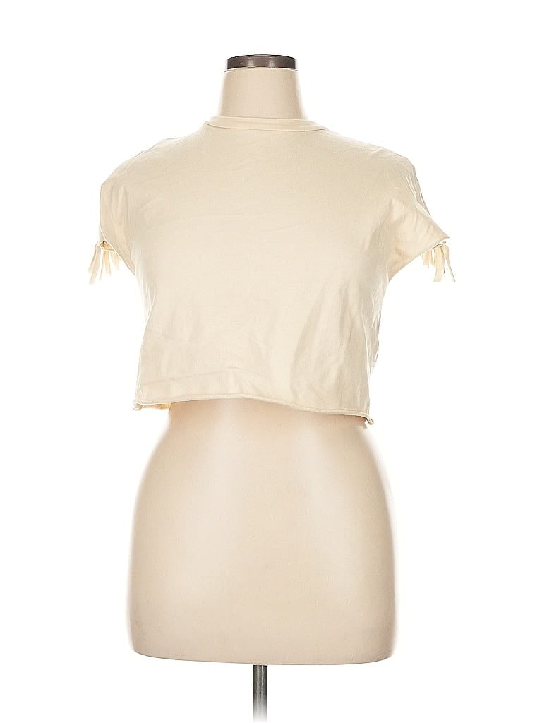 Pre-owned Only Short Sleeve Turtleneck In White