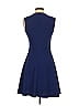 Judith & Charles Solid Blue Casual Dress Size 2 - photo 2