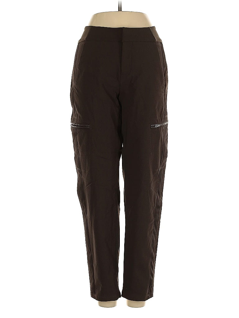 Athina PU Brown Cargo Pants