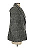 Something Navy Plaid Gray Wool Blazer Size XS - photo 3