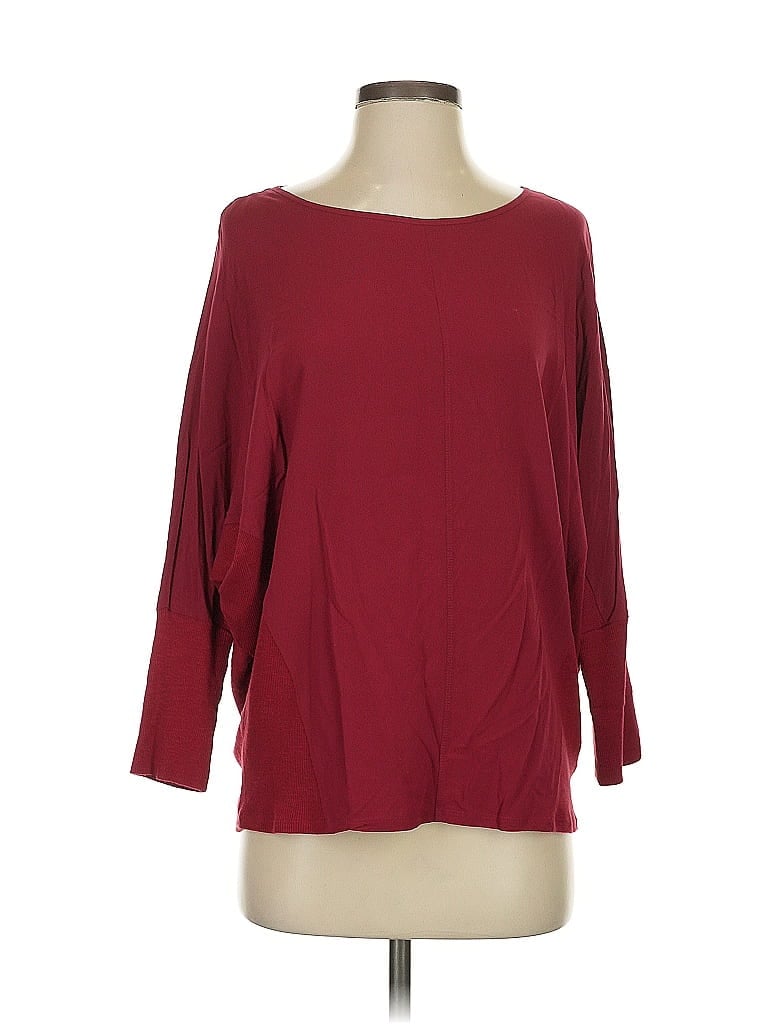 Click to view more detailed imagery on our partner's website Pre-owned Two By Vince Camuto Pullover Sweater In Burgundy
