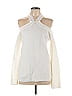 Pol White Ivory Pullover Sweater Size L - photo 1