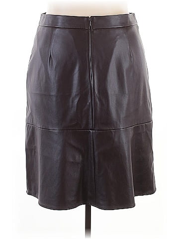 Liz Claiborne Career Faux Leather Skirt (view 2)