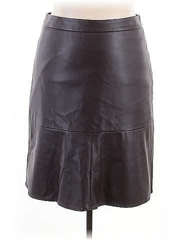Liz Claiborne Career Faux Leather Skirt (view 1)