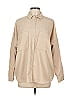 Stradivarius Tan Long Sleeve Blouse Size L - photo 1