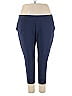 Belle By Kim Gravel Solid Blue Active Pants Size 24 (petite) - photo 1
