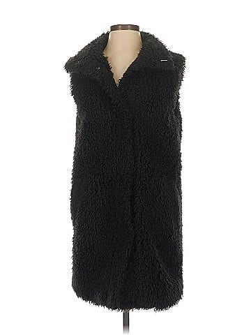 Theory Faux Fur Vest (view 1)