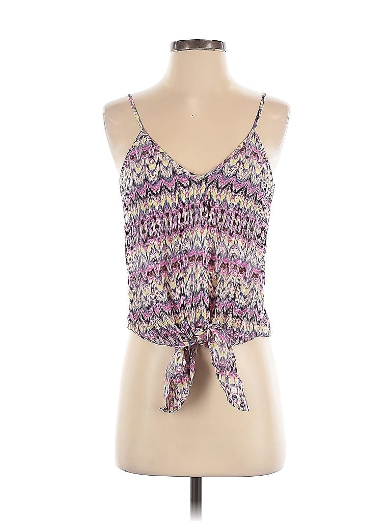 Pre-owned Victoria's Secret Sleeveless Top Purple Halter Neckline Tops