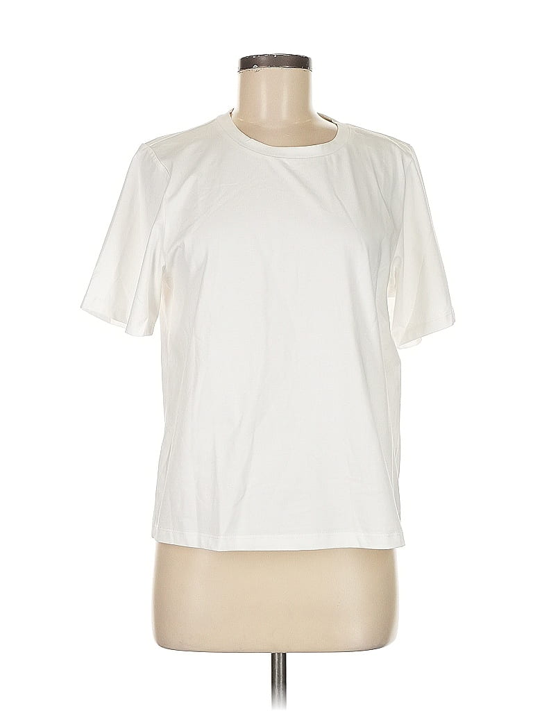Pre-owned Et Clet Active T-shirt In White