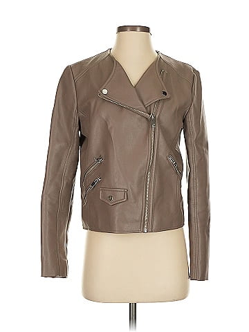 Mango Faux Leather Jacket (view 1)