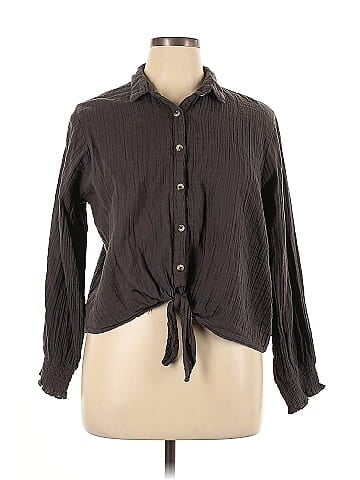 Kensie Long Sleeve Blouse (view 1)