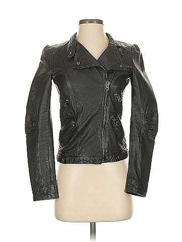 Zara Faux Leather Jacket (view 1)