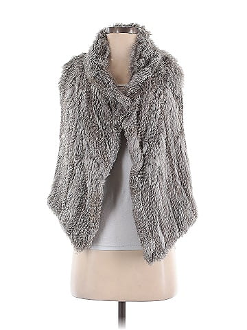 Elizabeth and James Faux Fur Vest (view 1)