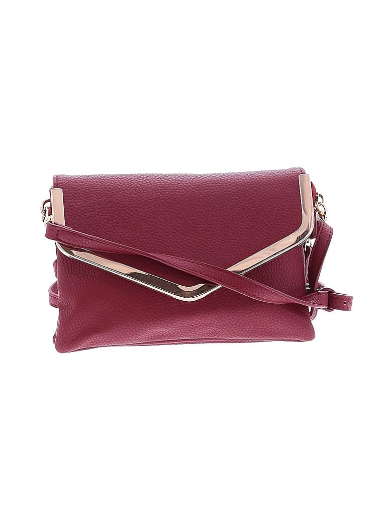 Madison West Burgundy Red Crossbody Bag One size - photo 1
