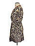 Leifnotes 100% Polyester Brown Casual Dress Size 0 - photo 5