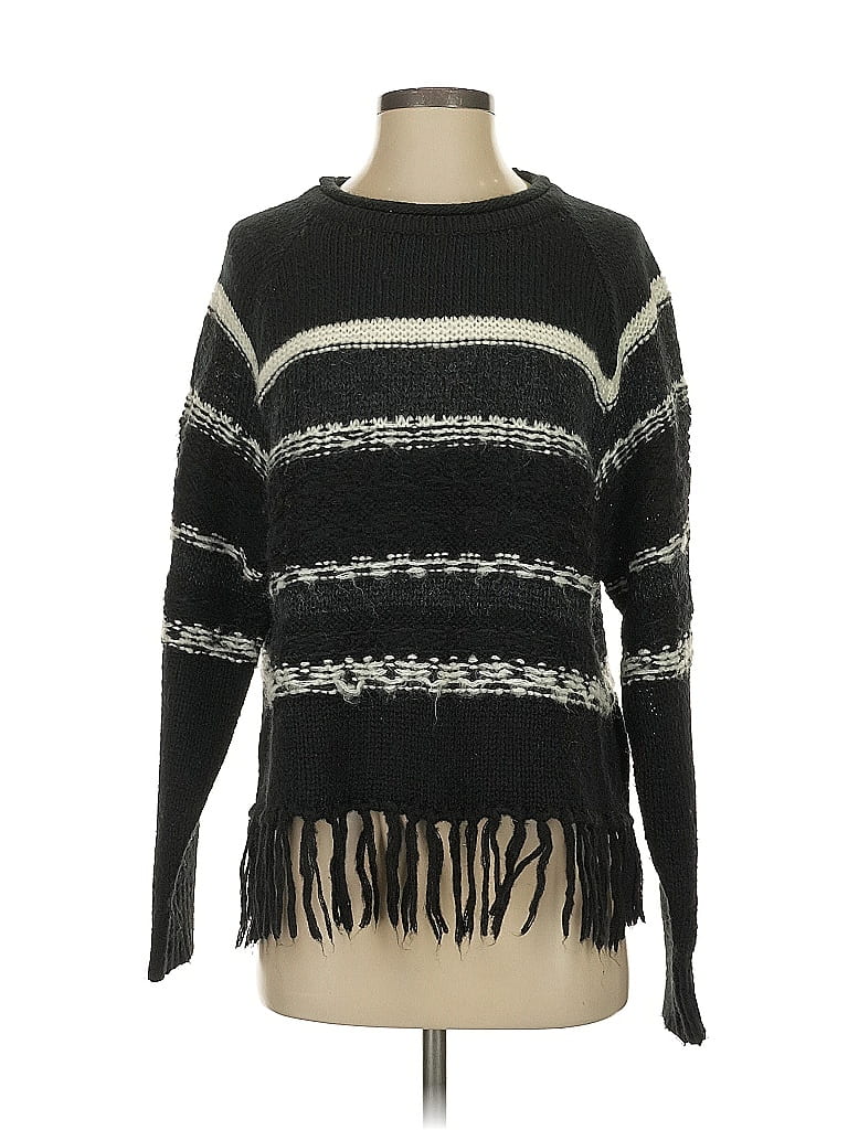 Pre-owned Aqua Pullover Sweater In Black