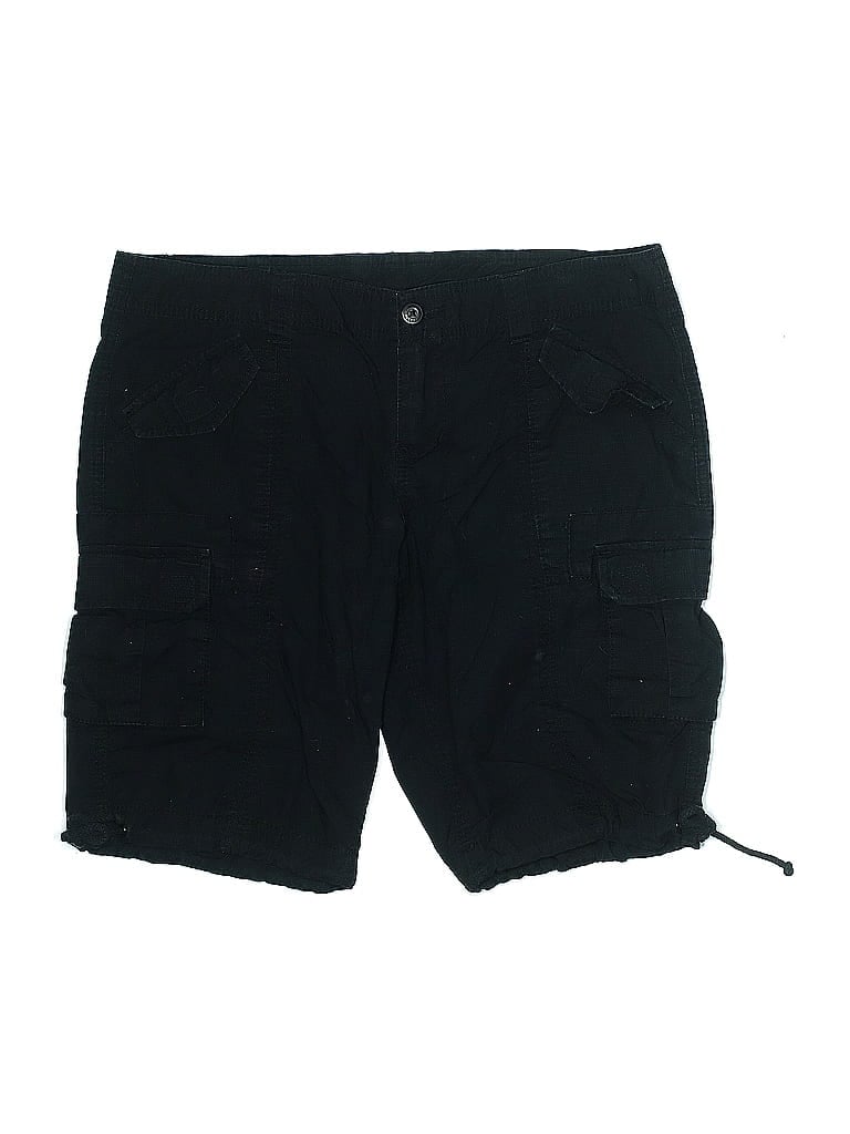 Pre-owned Norma Kamali For Walmart Cargo Shorts In Black