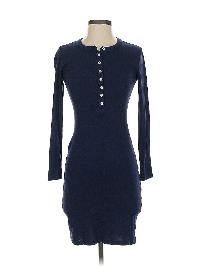 Pre-owned Three Dots Casual Dress In Blue