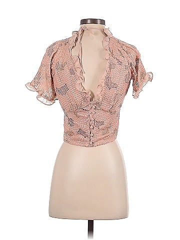 Forever That Girl for Anthropologie Short Sleeve Blouse (view 2)